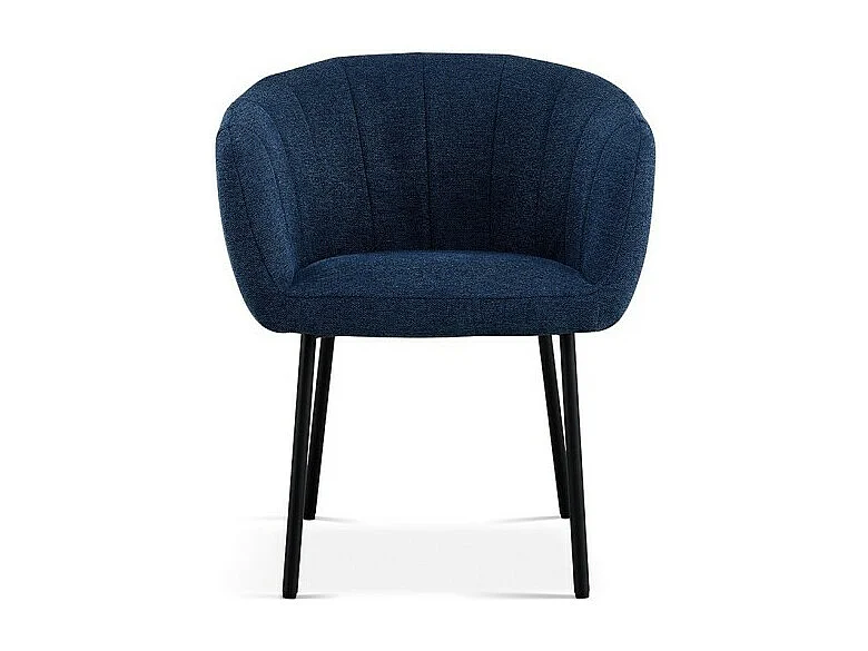 Stoel SEVILLE Blauwe Stof, afmetingen H79 x B57 x D62, ideaal voor uw keuken of eetkamer.