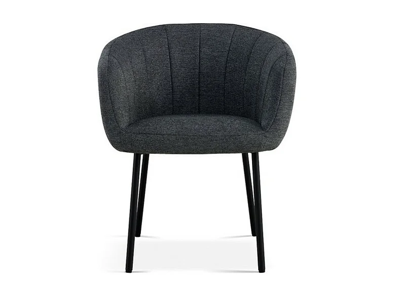 Chaise SEVILLE Tissu Gris foncé, dimension H79 x L57 x P62, idéal pour votre cuisine ou salle à manger