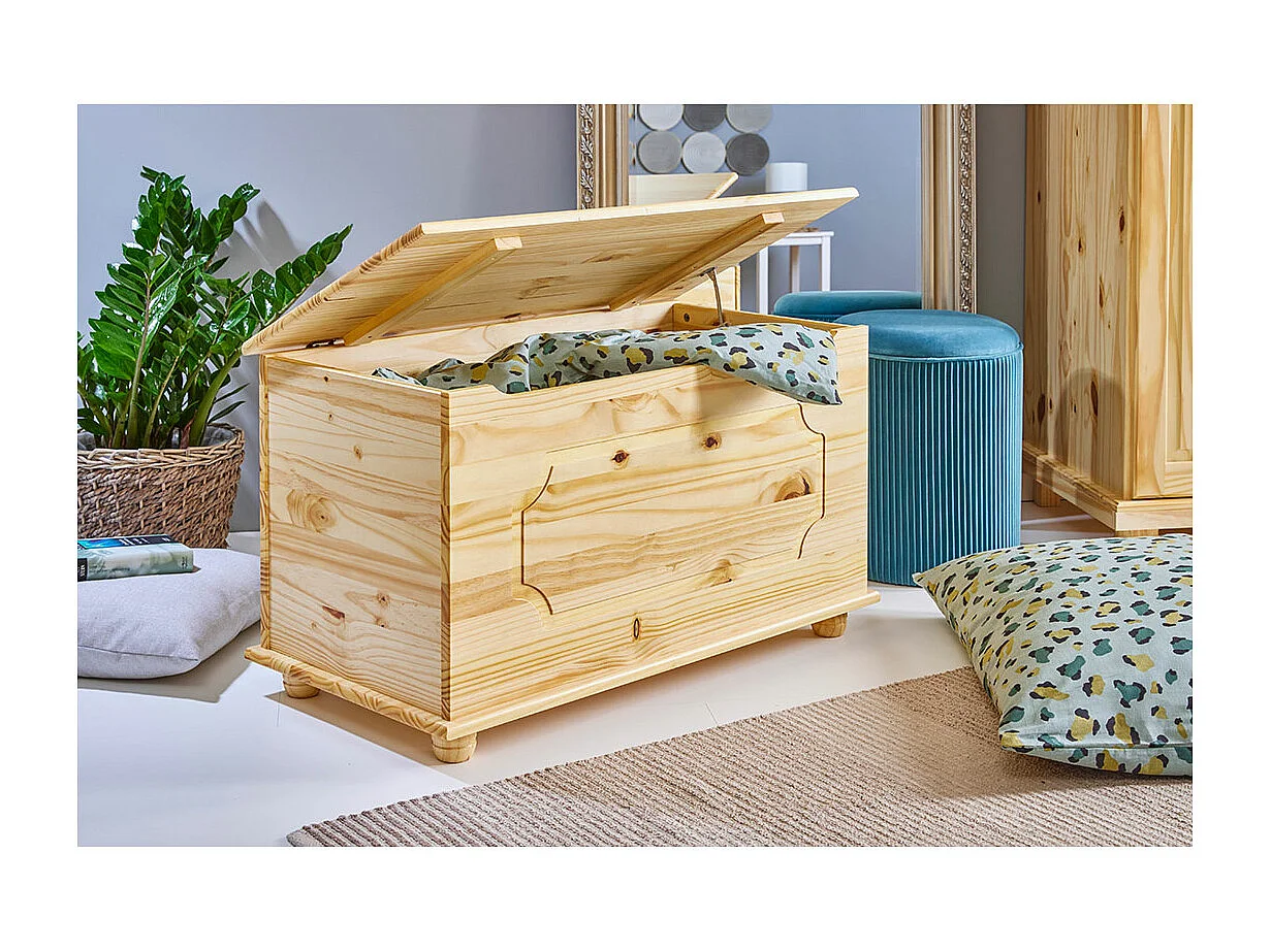 Emop dekenkisten natuur.