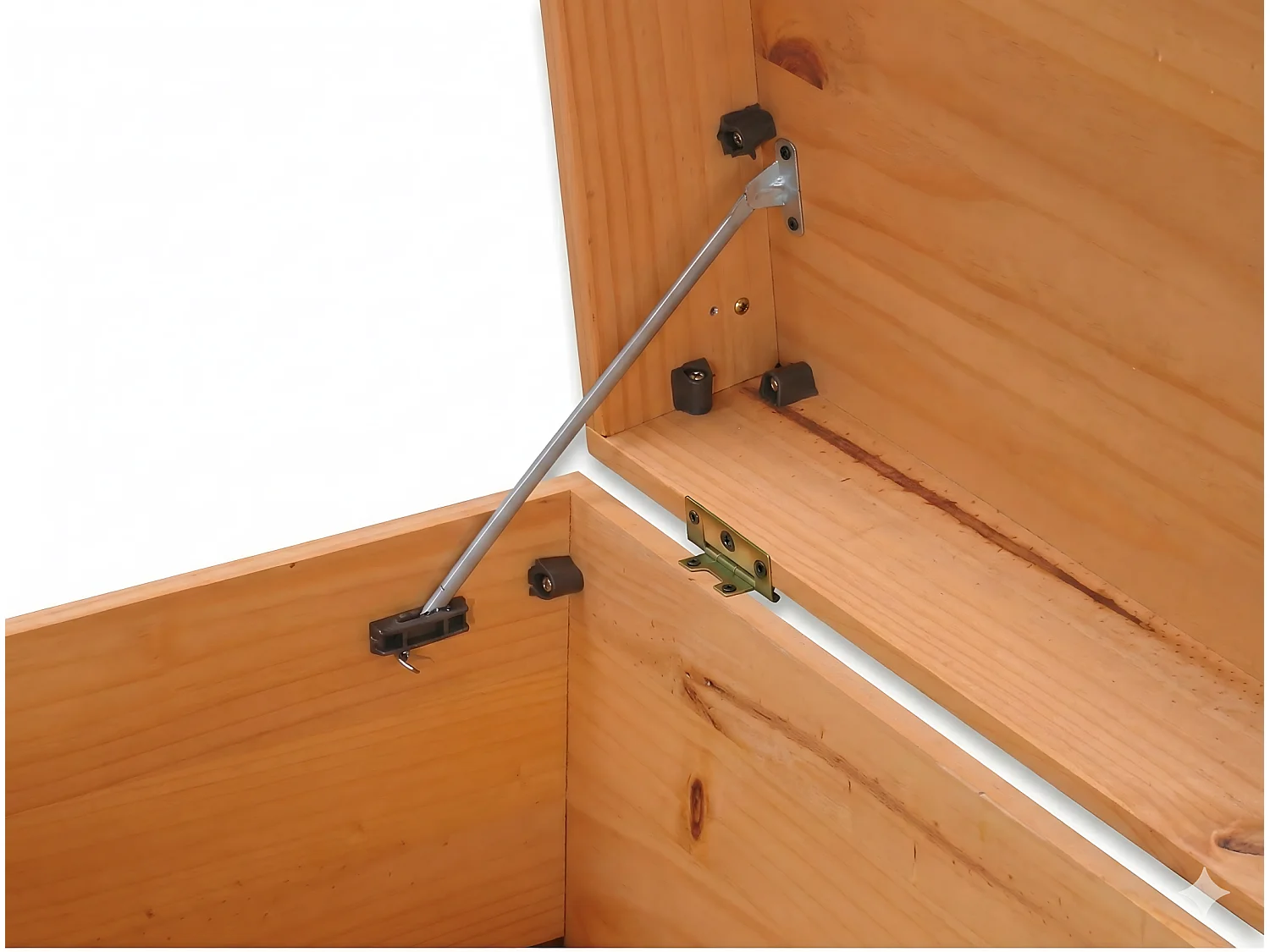 New Mexico Coffre, largeur 92 cm, hauteur 45 cm, délavé/ciré.