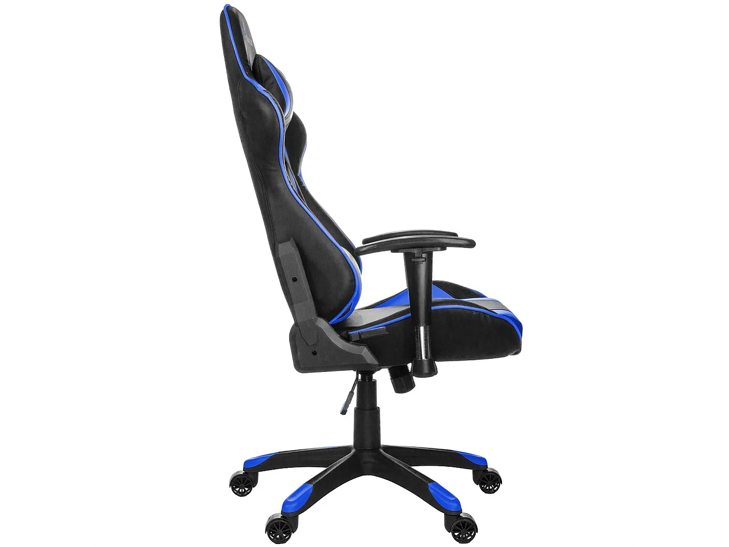 Paracon Knight Fauteuil de gamer avec oreiller cervical et soutien lombaire, bleu.