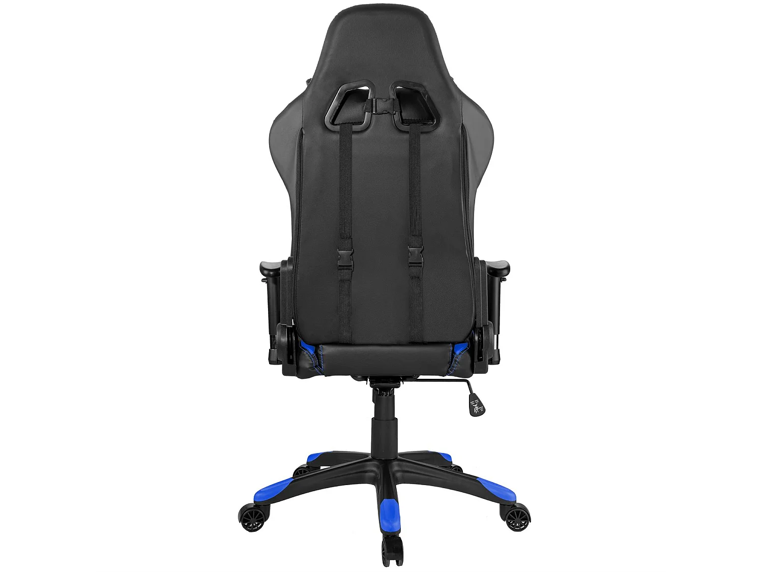 Paracon Rogue Fauteuil de gamer avec oreiller cervical et soutien lombaire, bleu.