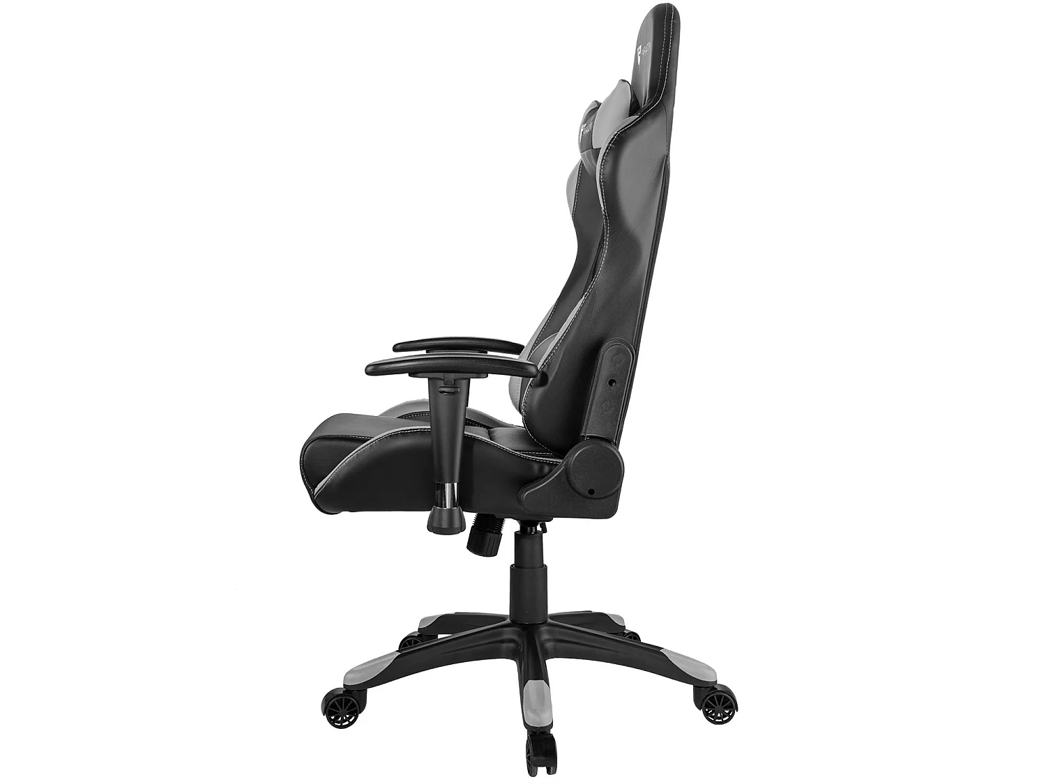 Paracon Rogue Gaming Stuhl inkl. Nackenkissen und Lendenstütze grau.