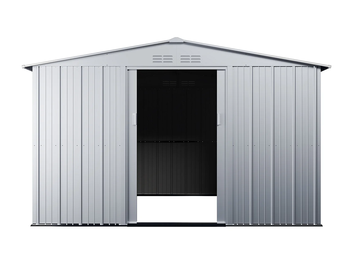 Gartenhaus Gerätehaus - Stahl - Grau - 12,02 m² - LINUS