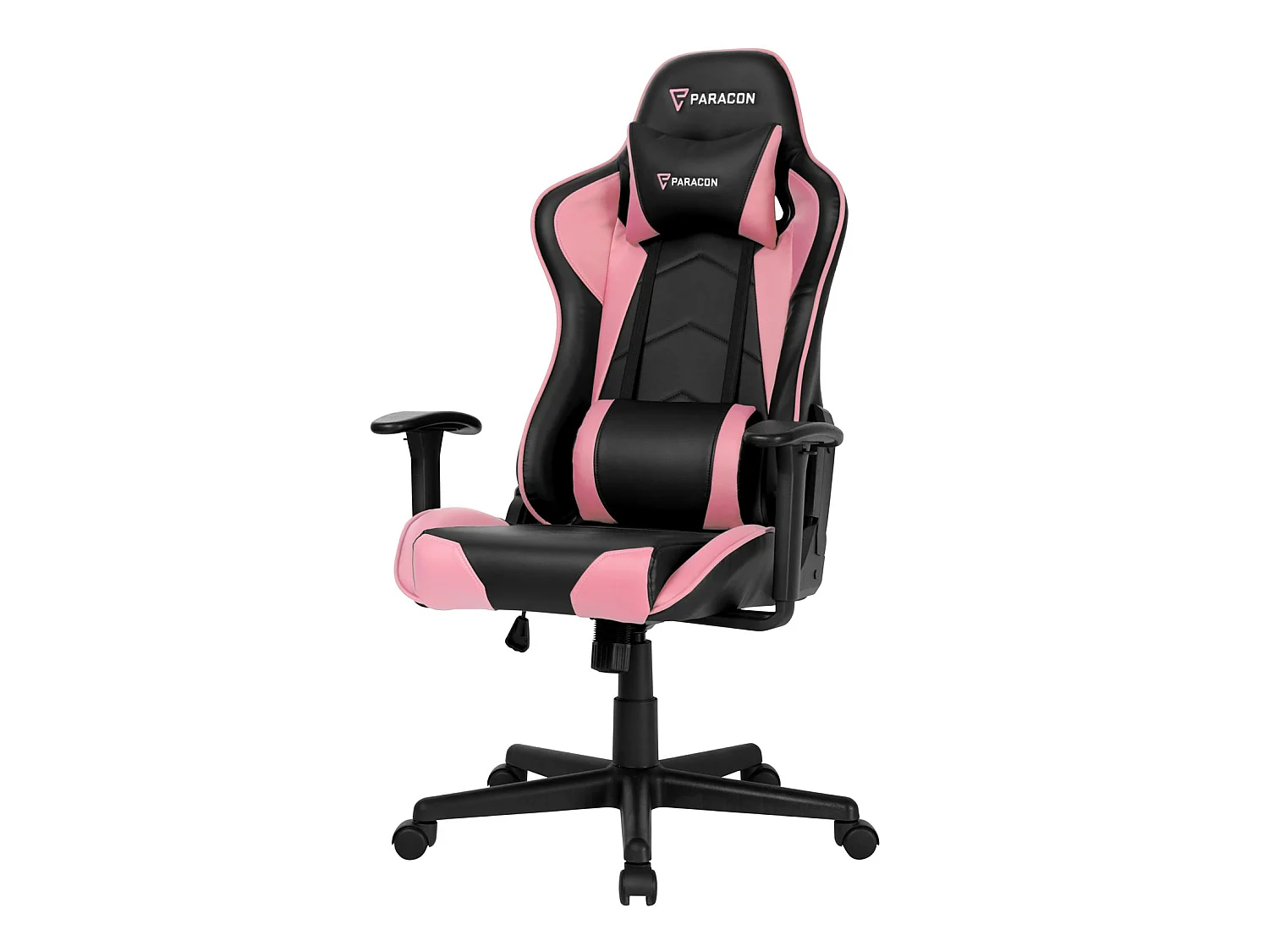 Paracon Chaise Brawler Gamin avec oreiller cervical et soutien lombaire, rose.