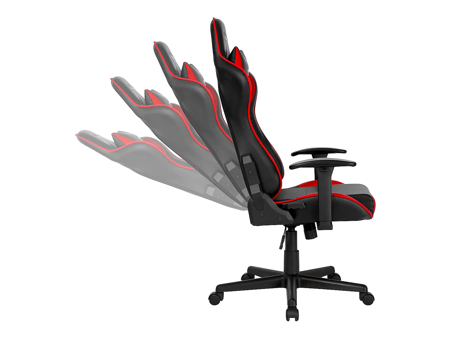 Paracon Brawler Fauteuil de gamer, rouge.