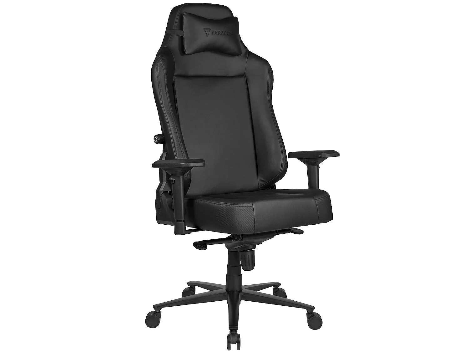 Paracon Supreme gamestoel incl. kussen voor nek zwart.