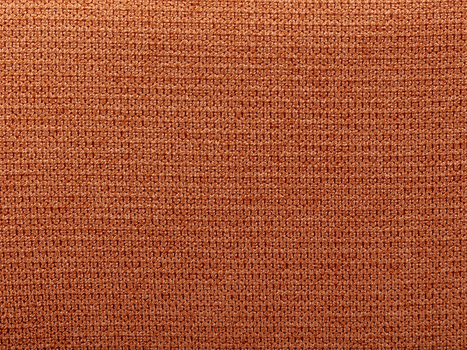 Canapé 2 places en tissu terracotta OSSANA