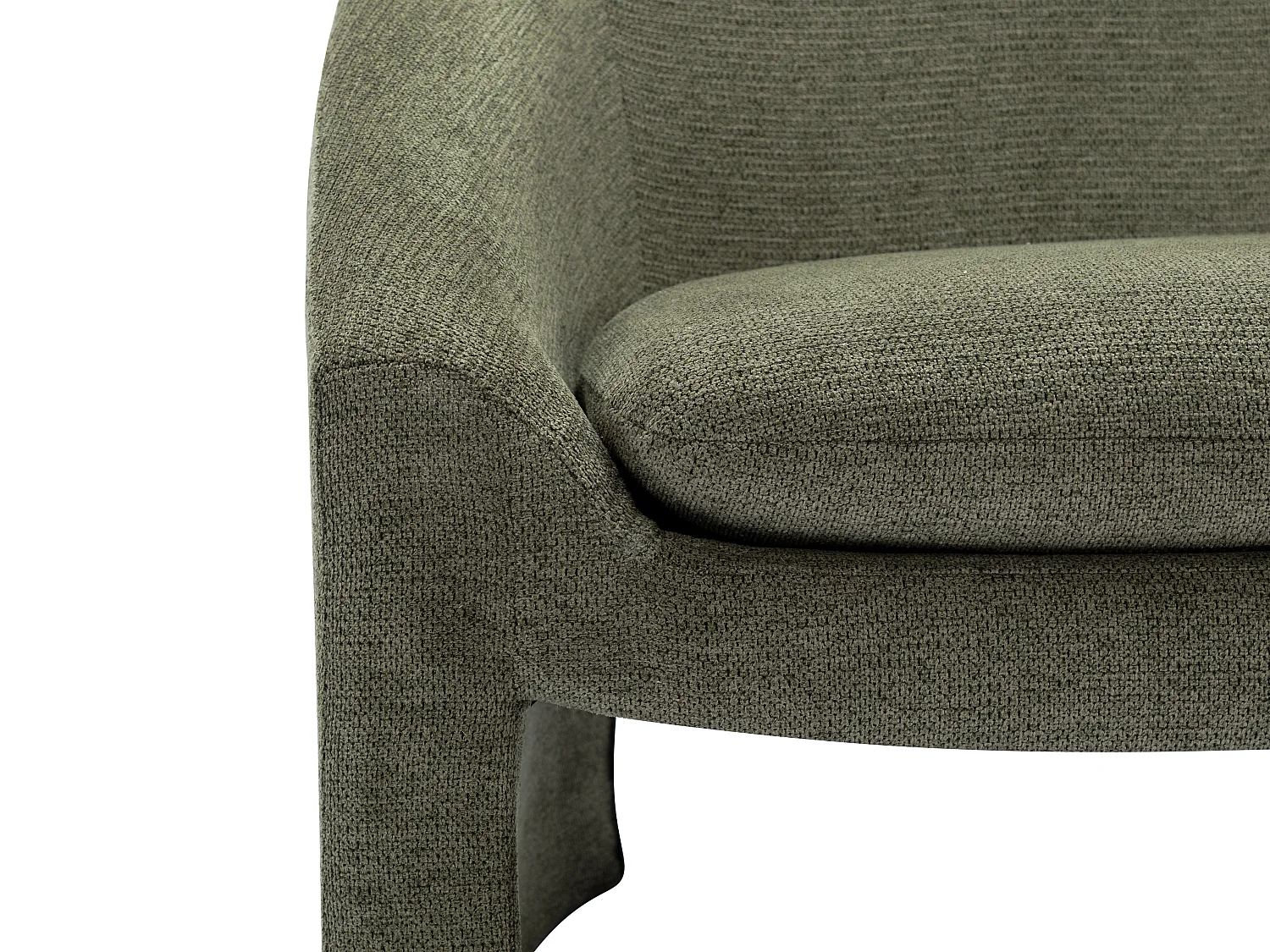 Sofa 2-Sitzer - Stoff - Grün - OSSANA