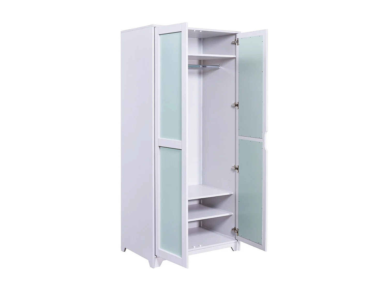 Armoire Enfant 2 Portes "Paty" 205cm Vert Sauge