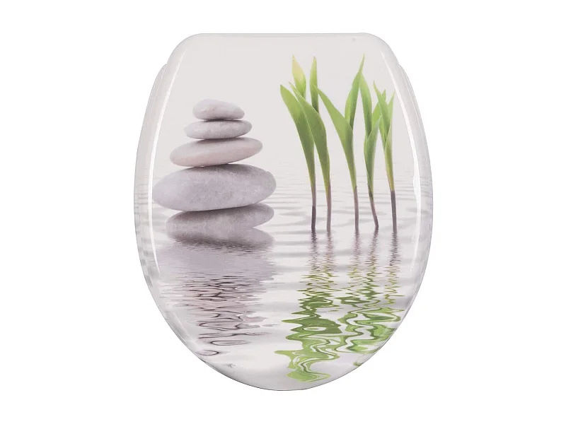 Asiento de inodoro asiento de inodoro con cierre suave asientos de inodoro antibacterianos con bisagra ajustable 19_0000734