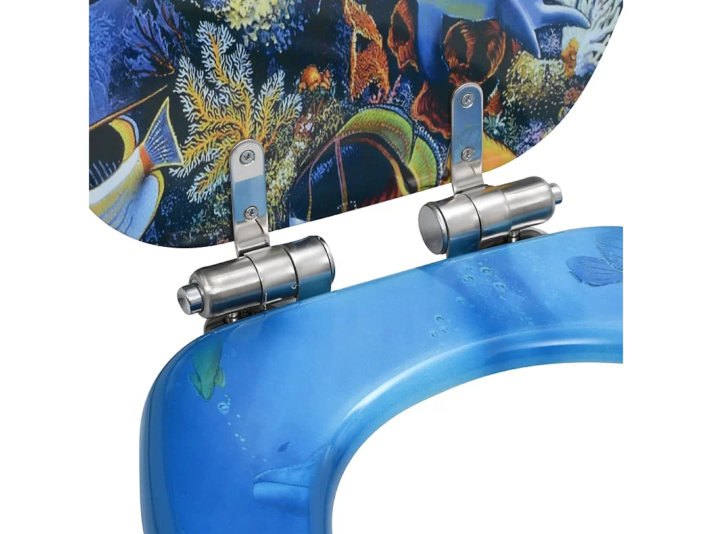 Siège de toilette abattant effet bois 43.7 x 37.8 x 5 cm 02_0002900