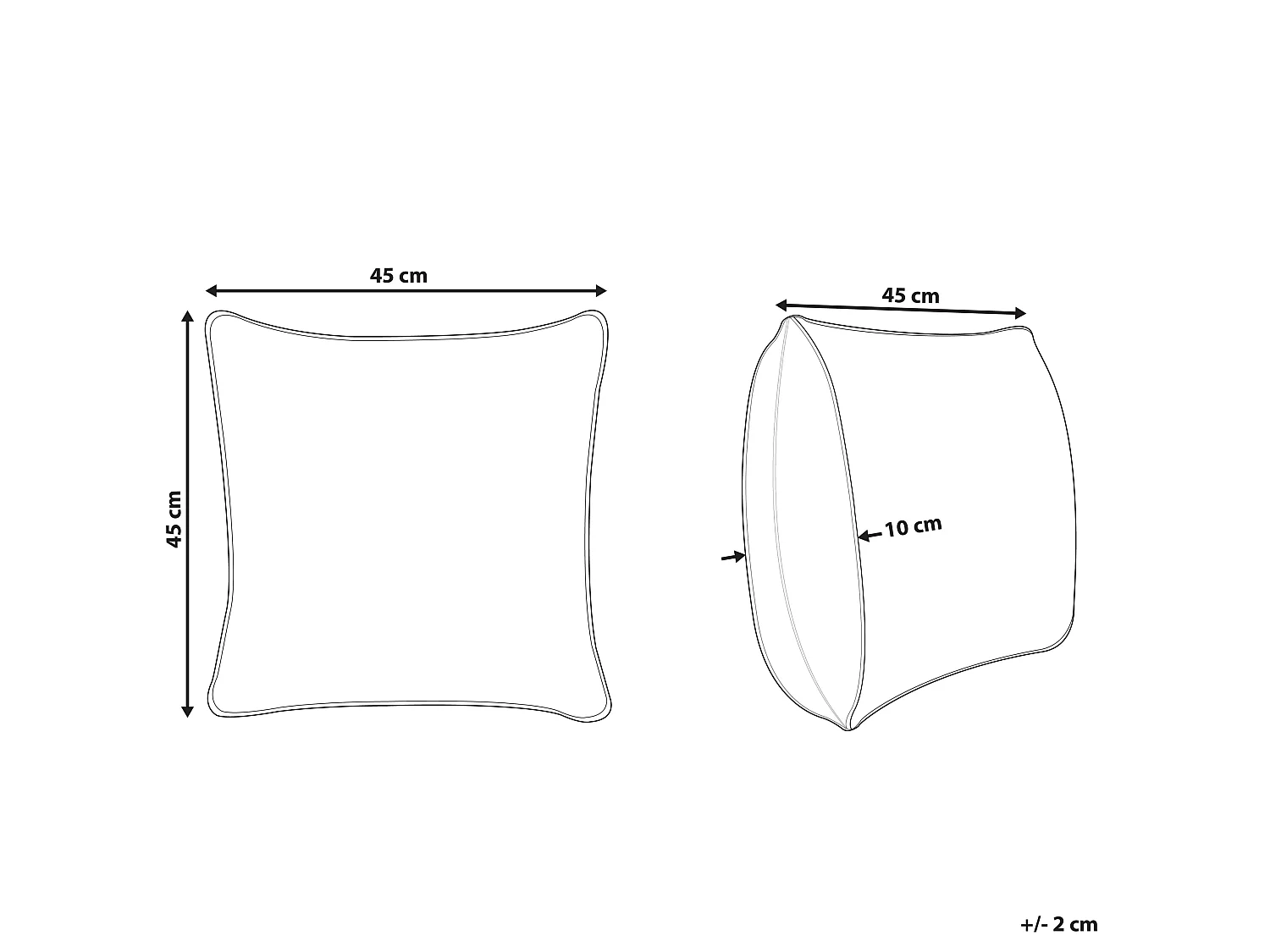 Sierkussen SARON Jute 45 x 45 cm Groen Oosters patroon