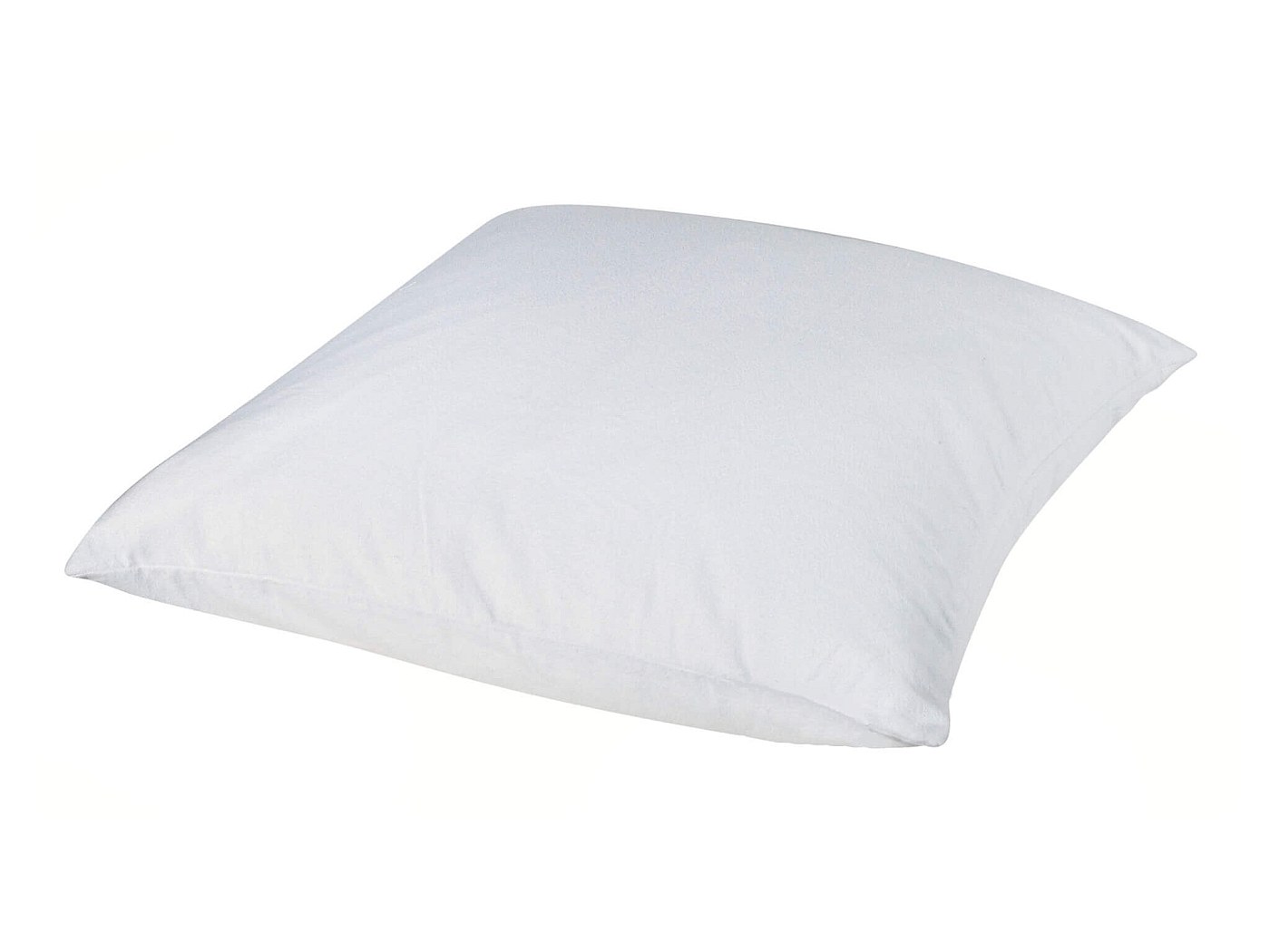 Douceur d'intérieur - Protège oreiller - Molleton 100% coton - 50 x 70 cm - Blanc - Maison