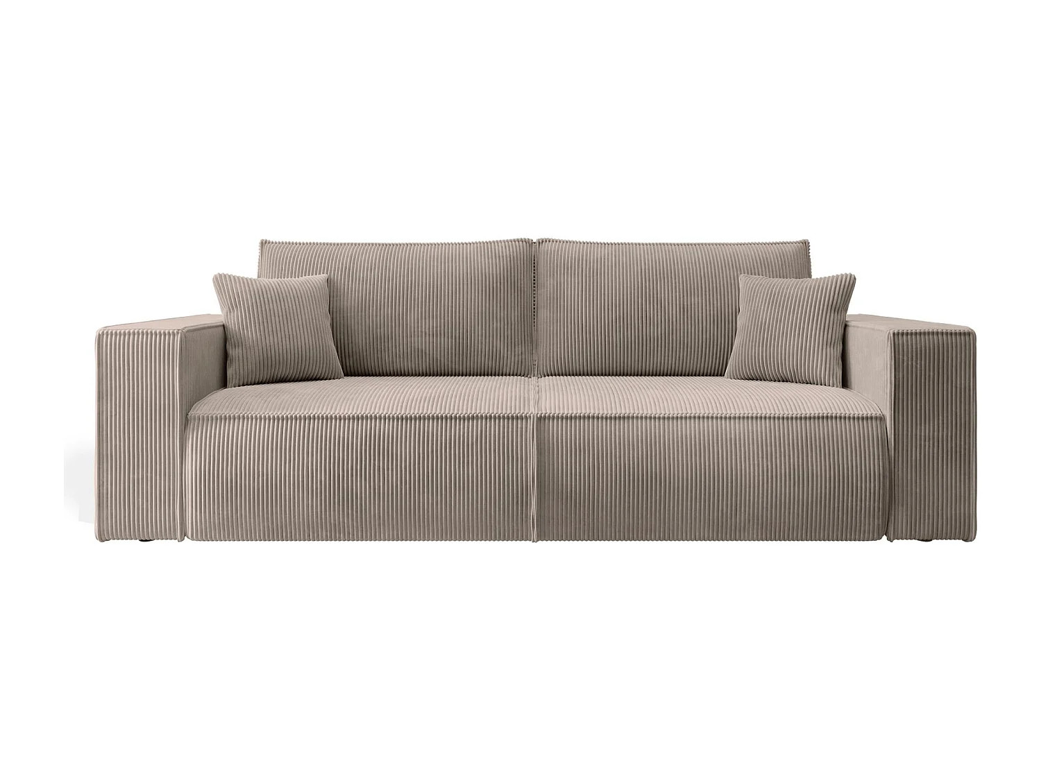 Slaapbank - 257x102 cm - 3 zitplaatsen - beige - FARESE