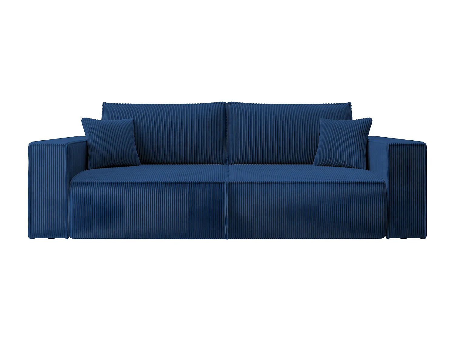 Slaapbank - 257x102 cm - 3 zitplaatsen - marineblauw - FARESE