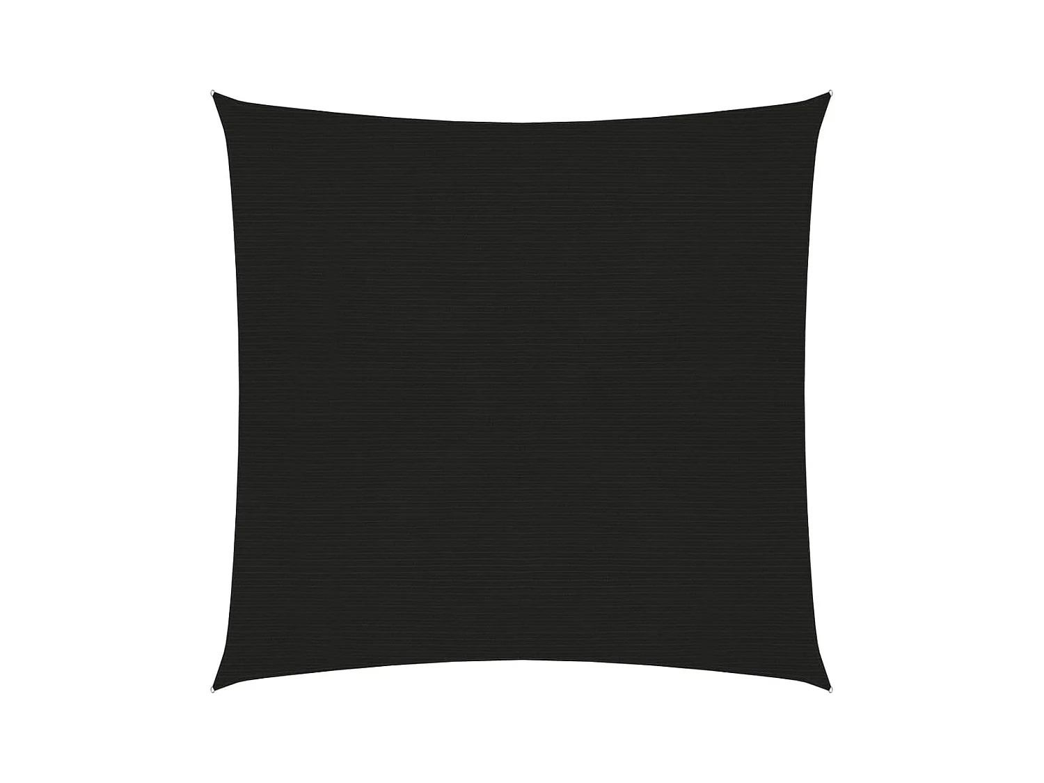 Vela in tessuto per ombrellone 160 g/m² 2 x 2 m HDPE nero 02_0009187