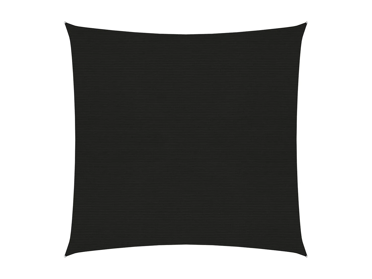 Vela in tessuto per ombrellone 160 g/m² 2 x 2 m HDPE nero 02_0009187