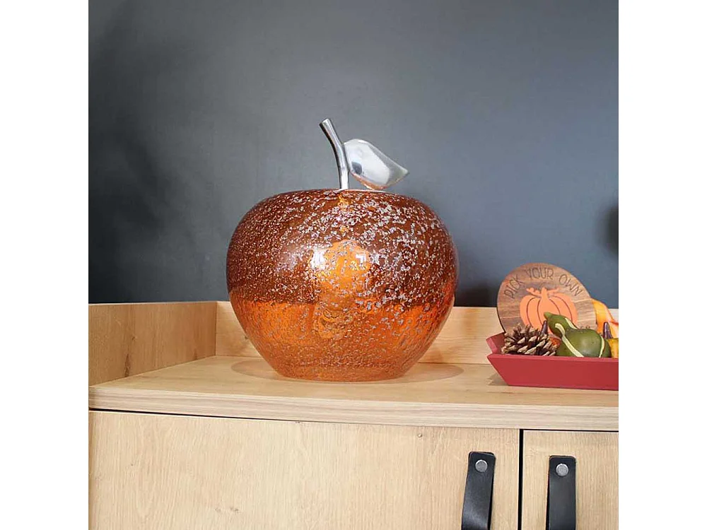 Lampe à poser en verre pomme Manzana