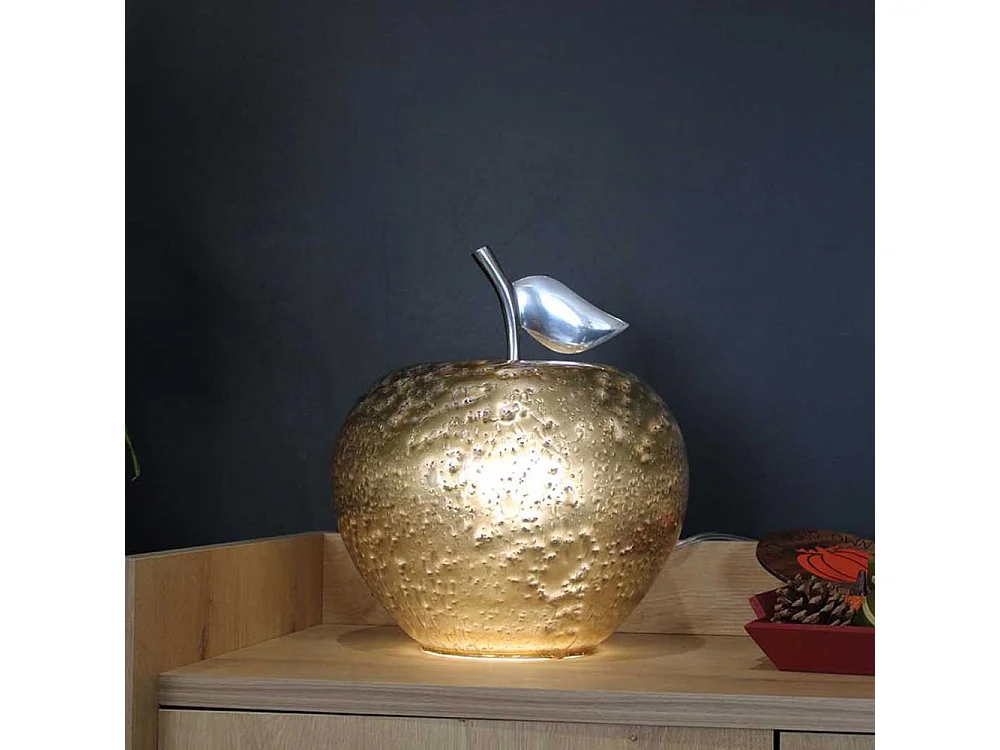 Lampe à poser en verre pomme Manzana