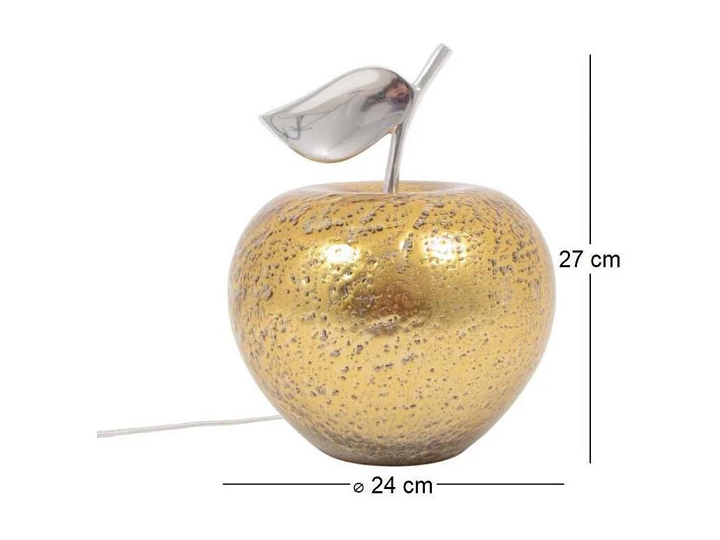 Lampe à poser en verre pomme Manzana