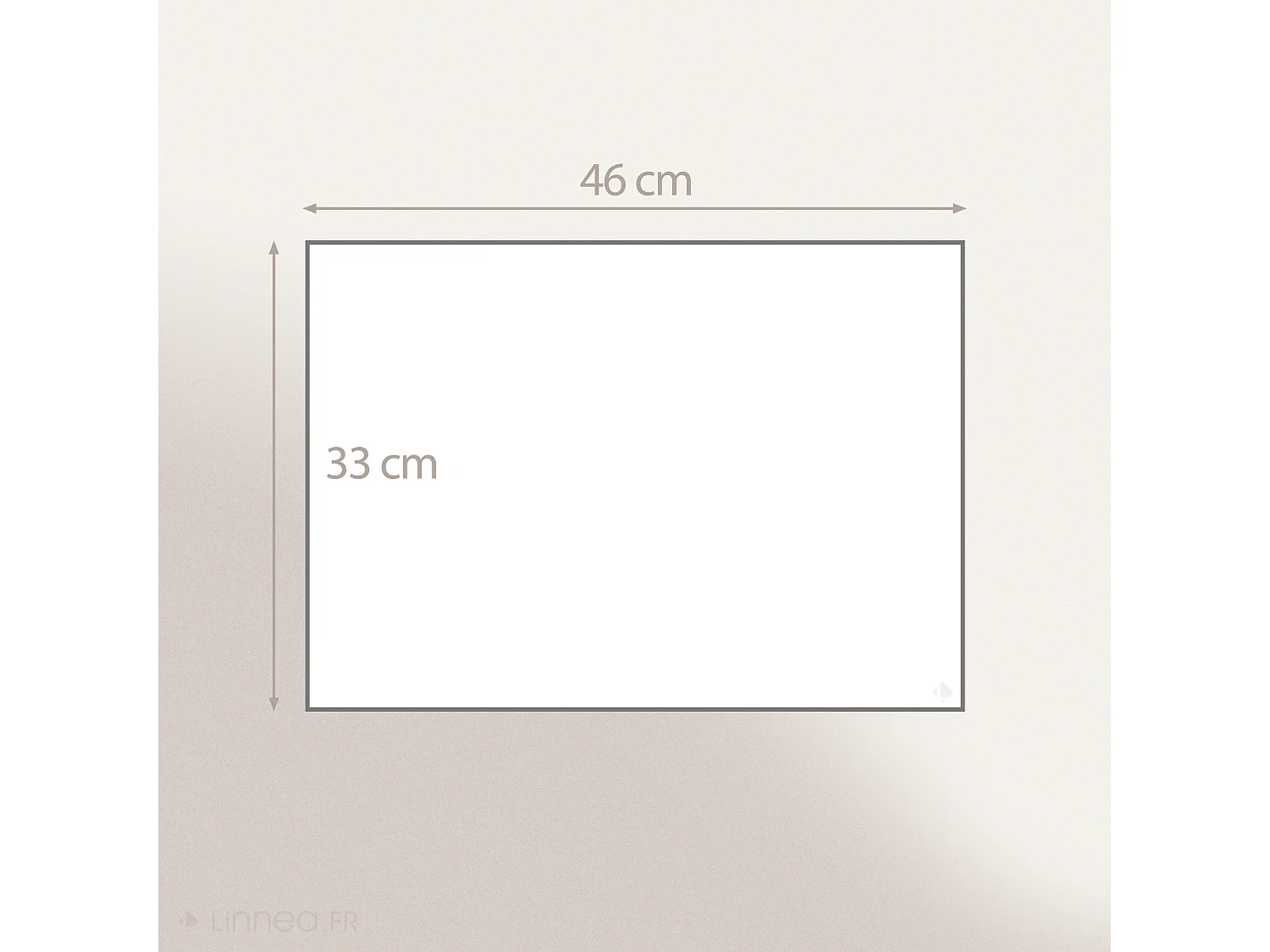 Lot de 2 sets de table à franges 33x46 cm PAPEETE blanc Naturel