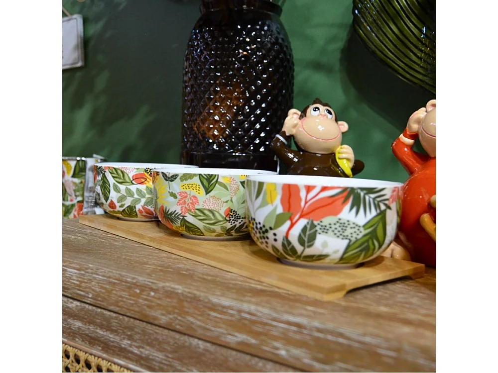 Plateau apéritif avec 3 bols Yellowstone