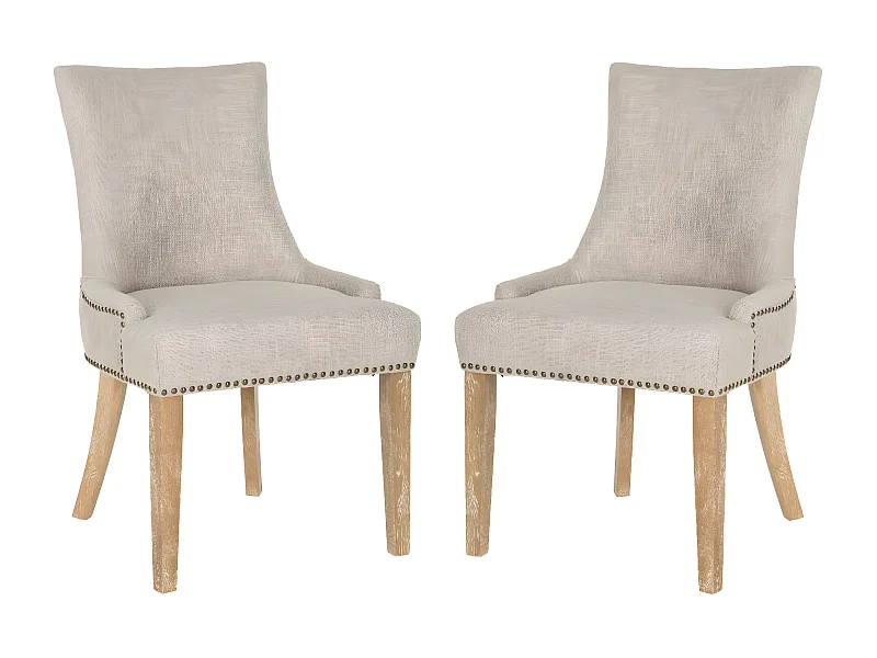 Lot de 2 chaise Gris 63 X 56 X 92.45 cm - Marcelina