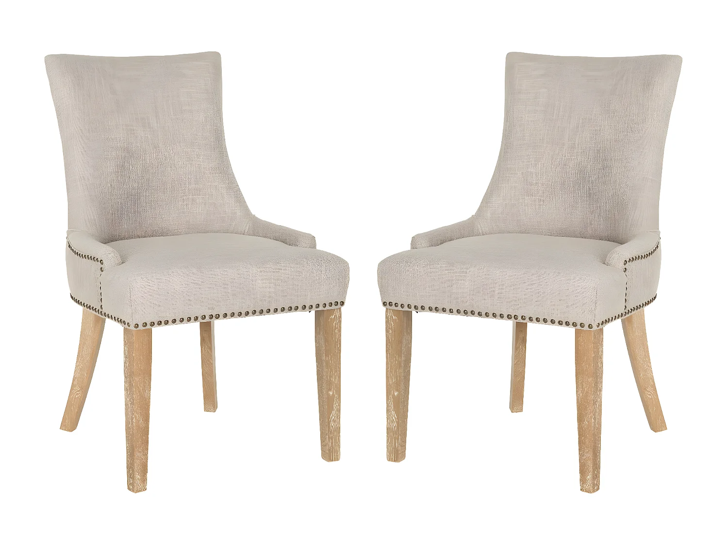 Lot de 2 chaise Gris 63 X 56 X 92.45 cm - Marcelina
