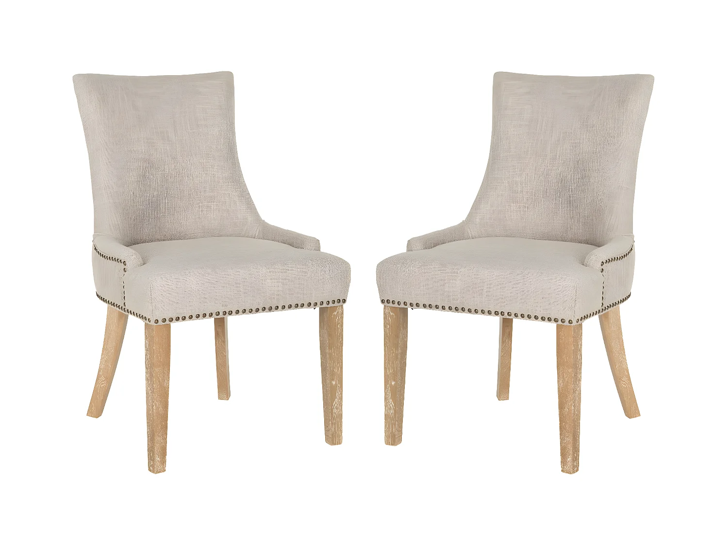 Lot de 2 chaise Gris 63 X 56 X 92.45 cm - Marcelina