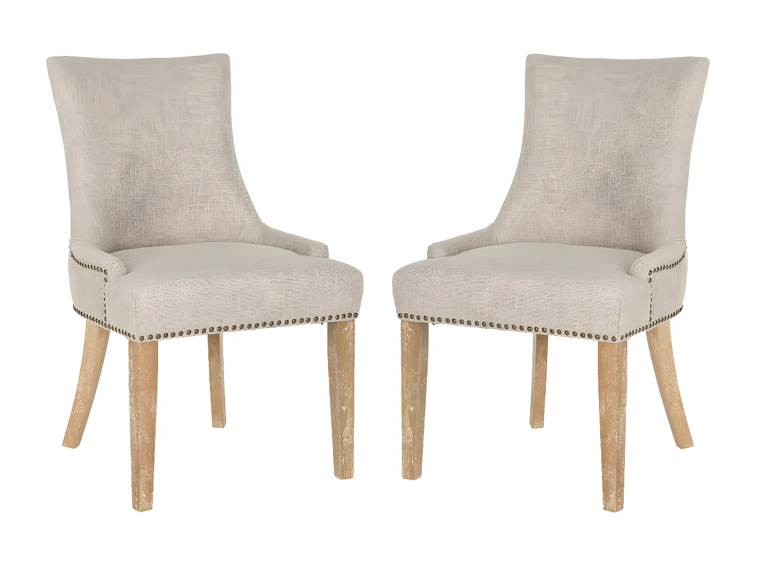 Lot de 2 chaise Gris 63 X 56 X 92.45 cm - Marcelina