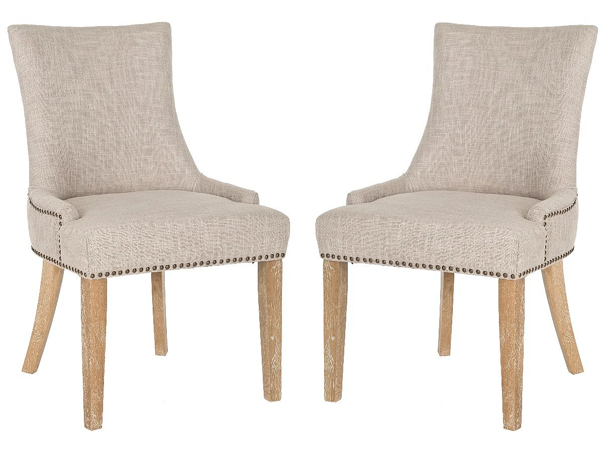 Lot de 2 chaise Gris 63 X 56 X 92.45 cm - Marcelina