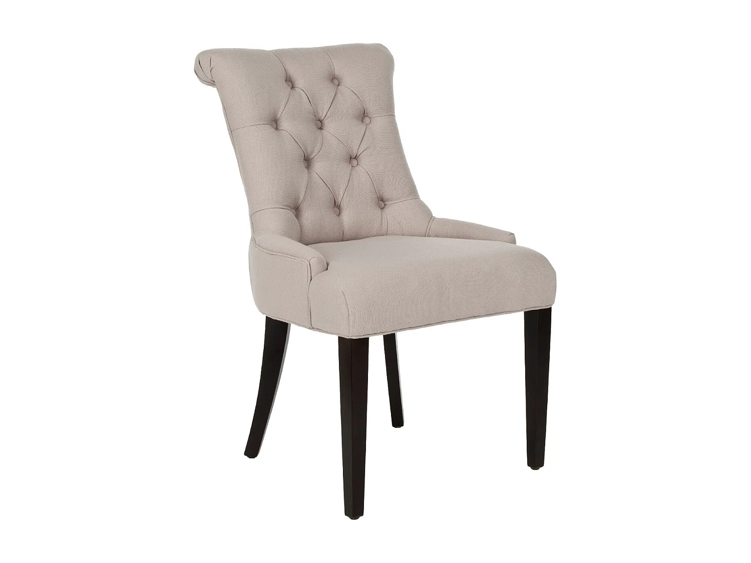 Lot de 2 chaise Taupe 55 X 65 X 93.98 cm - Louann