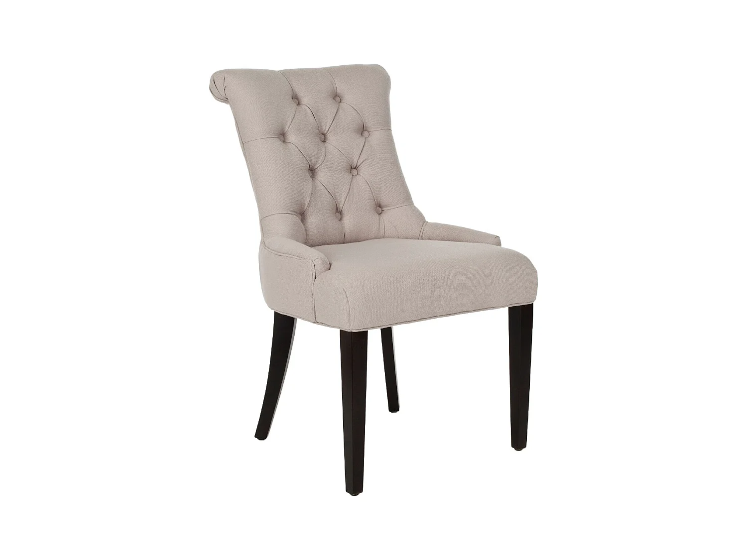 Lot de 2 chaise Taupe 55 X 65 X 93.98 cm - Louann