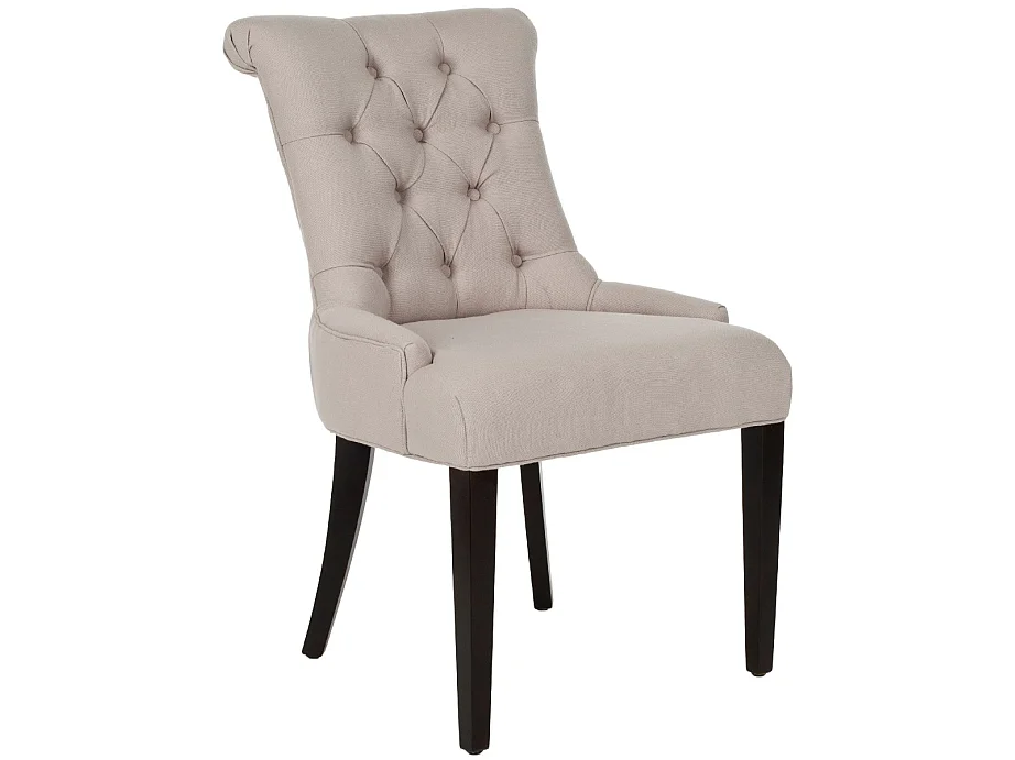 Lot de 2 chaise Taupe 55 X 65 X 93.98 cm - Louann