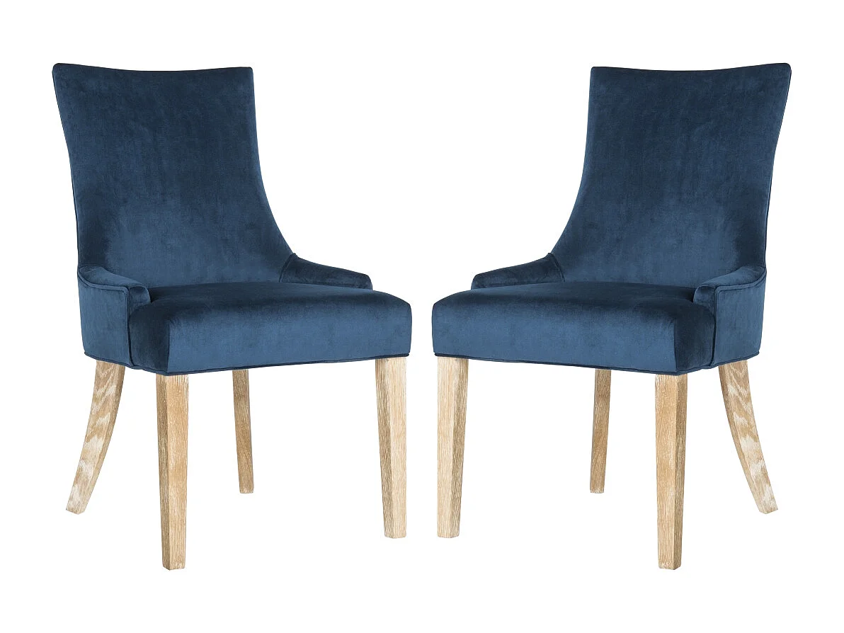 Lot de 2 chaise Bleu marine 63 X 56 X 92.45 cm - Shirlene