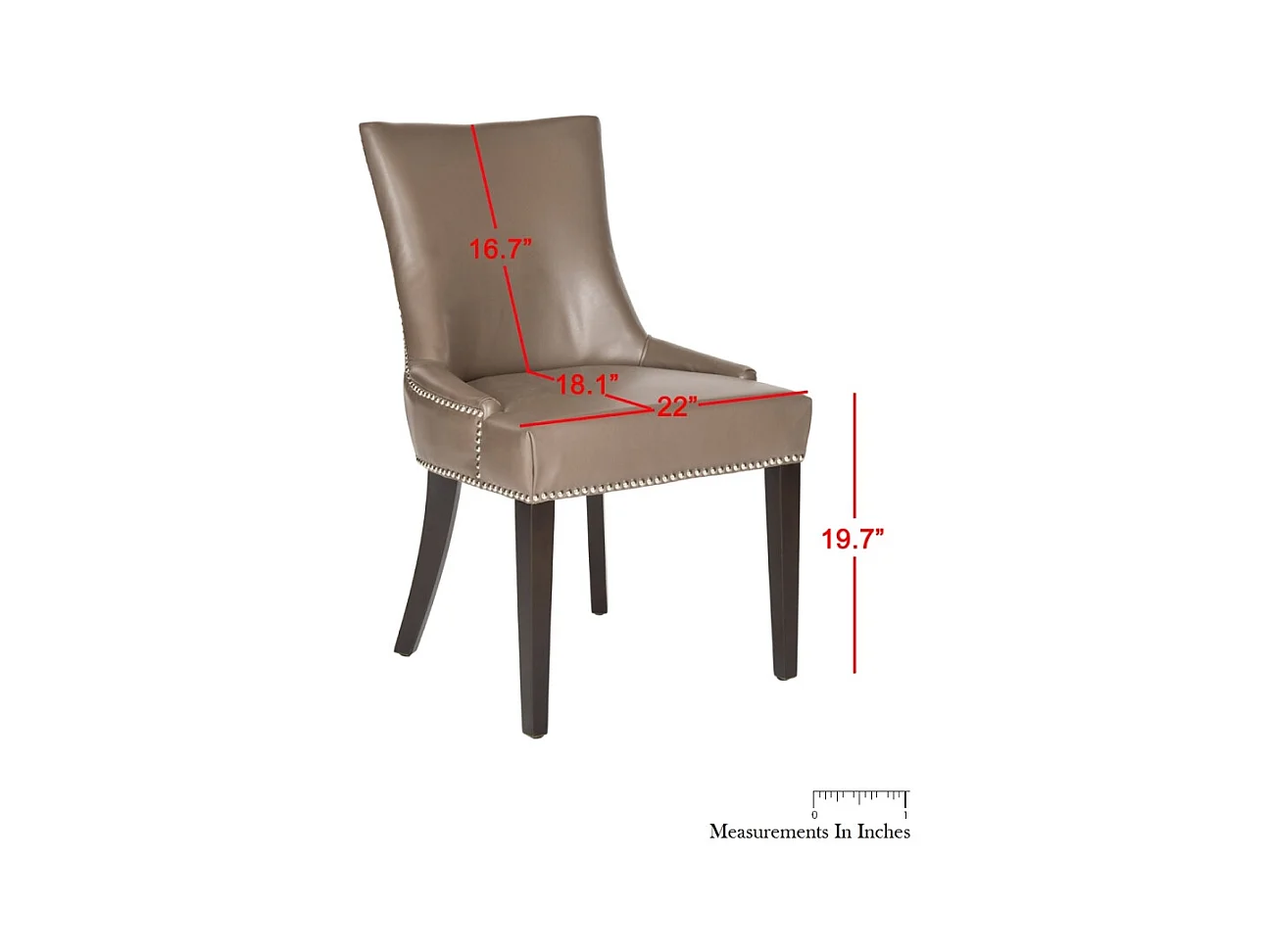Lot de 2 chaise Argile 62 X 55 X 92.45 cm - Marcelina
