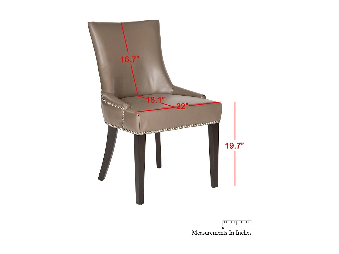 Lot de 2 chaise Argile 62 X 55 X 92.45 cm - Marcelina