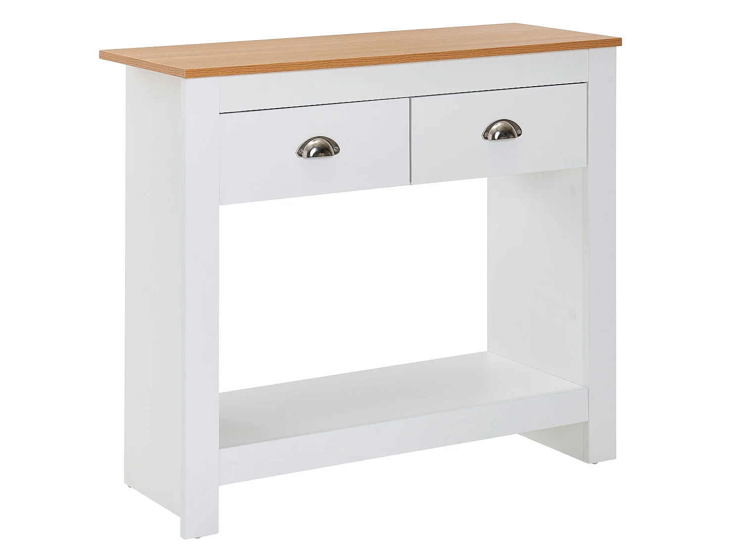 Consolle  madia 85x35x76 cm contenitore tavolo ingresso tavolo bianco