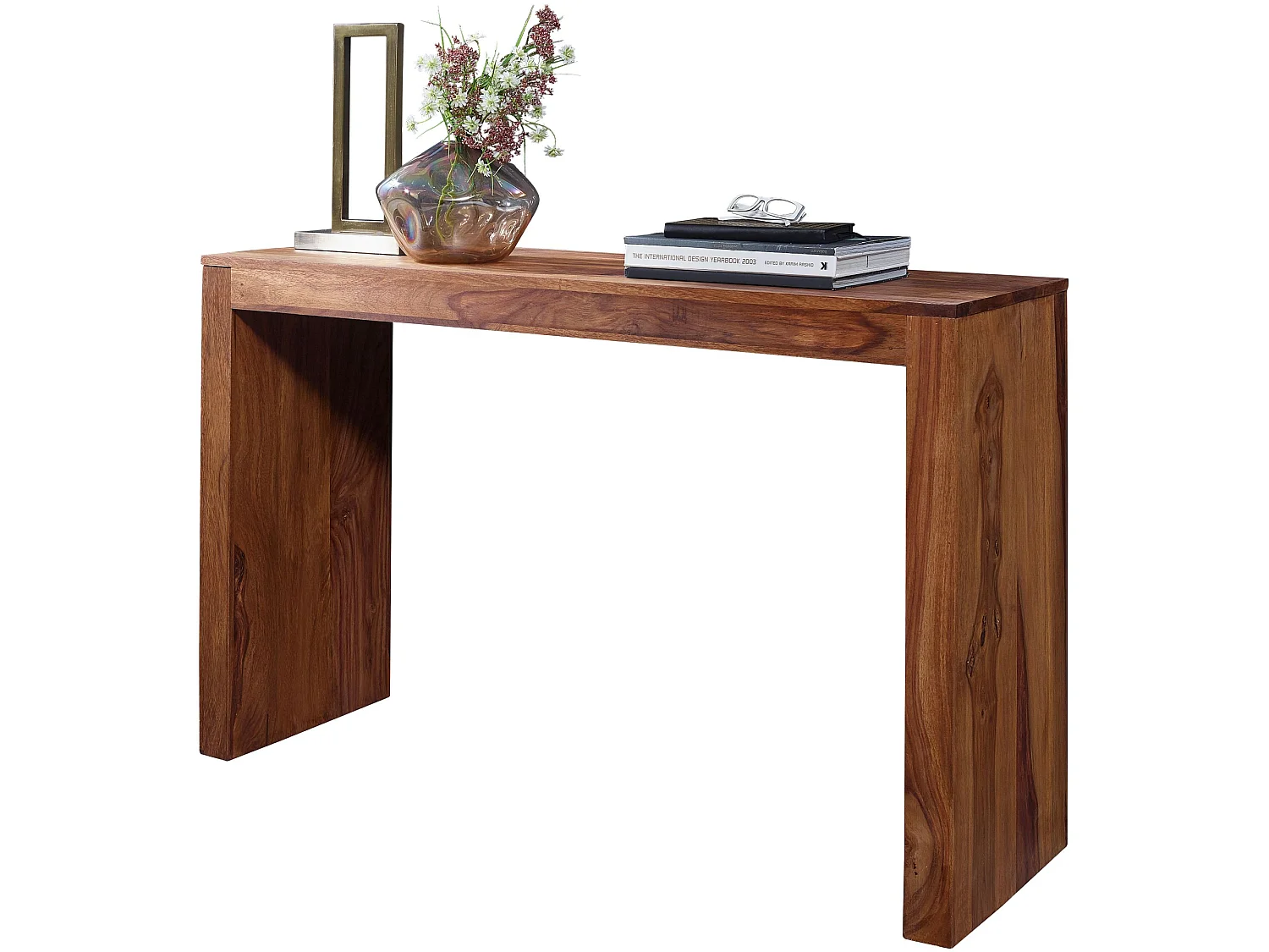 Konsolentisch Massivholz Konsole Schreibtisch 115x40x75 cm Flurtisch