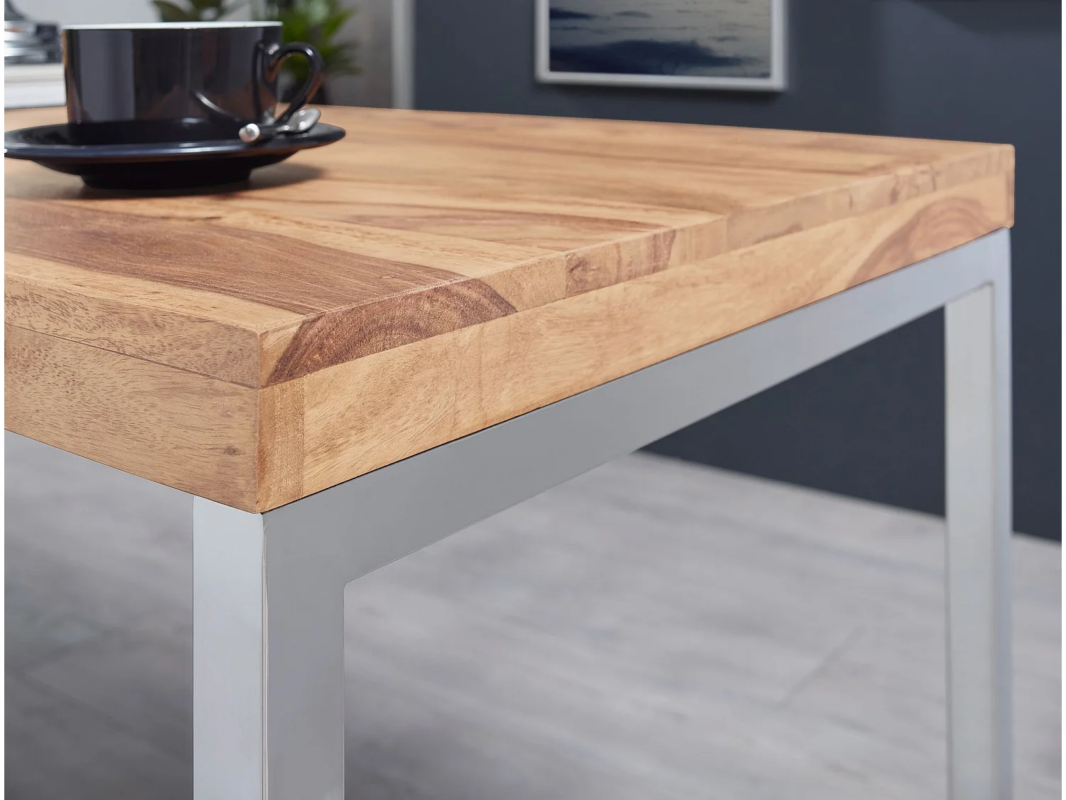 Scrivania Ufficio 120x76x60 cm Legno massiccio Cameretta