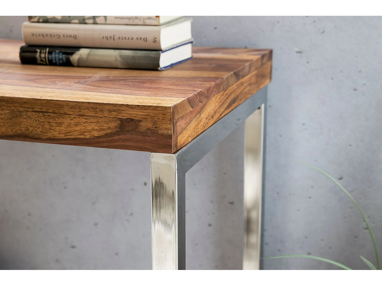 Konsolentisch Holz Massiv 120 x 45 Wandtisch Konsole Computertisch Schreibtisch