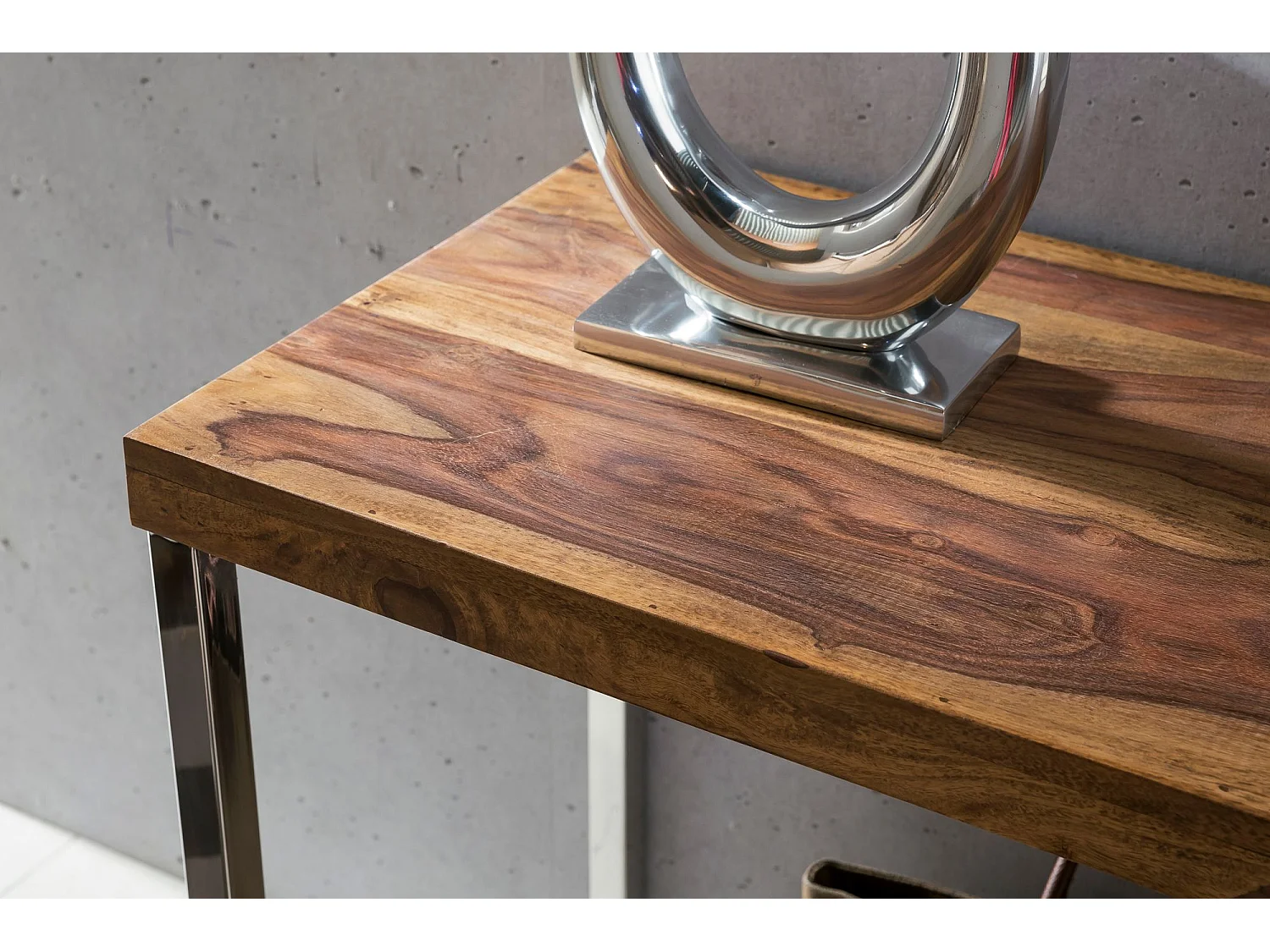 Konsolentisch Holz Massiv 120 x 45 Wandtisch Konsole Computertisch Schreibtisch