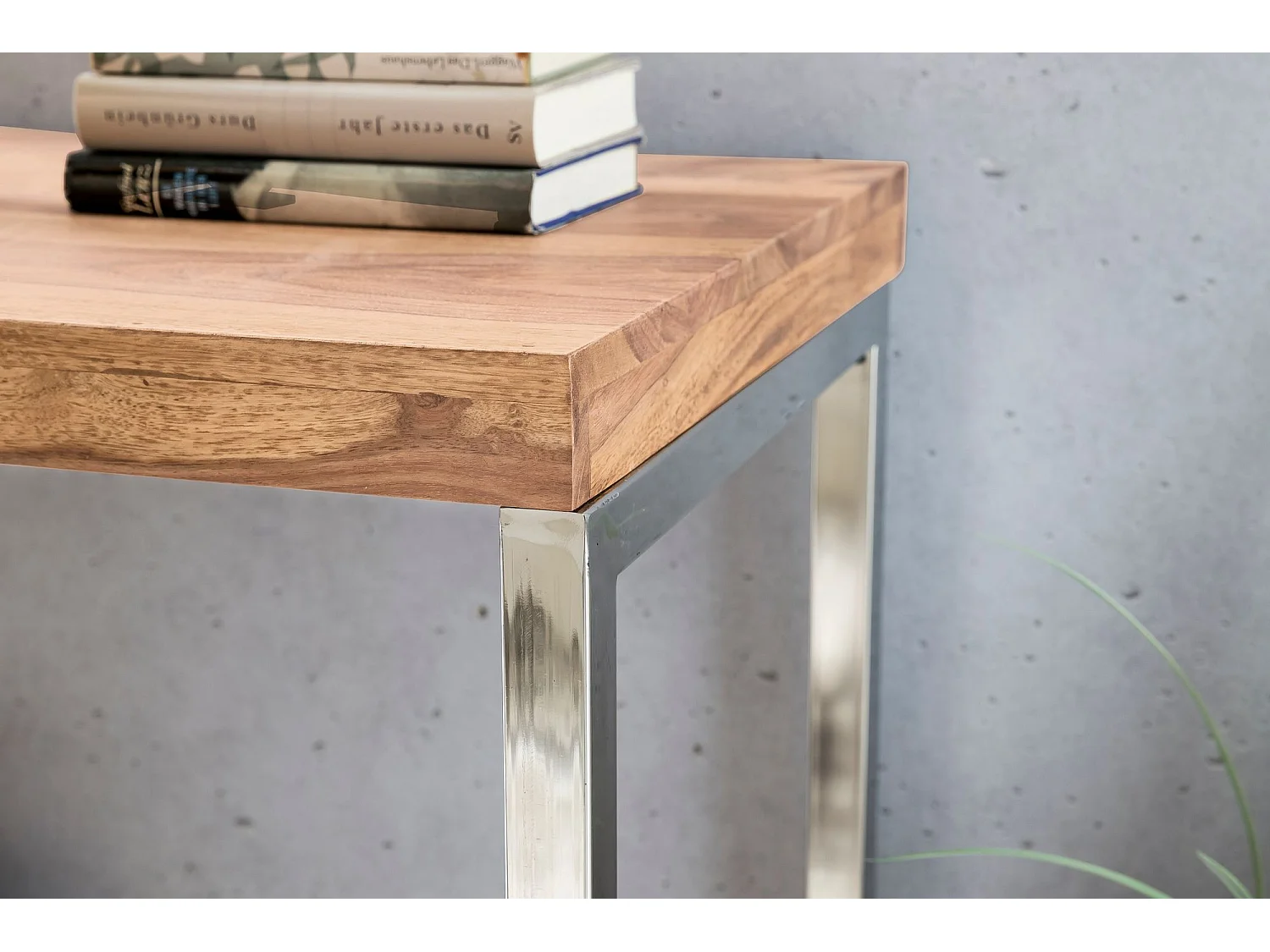 Konsolentisch Holz Massiv 120 x 45 Wandtisch Konsole Computertisch Schreibtisch