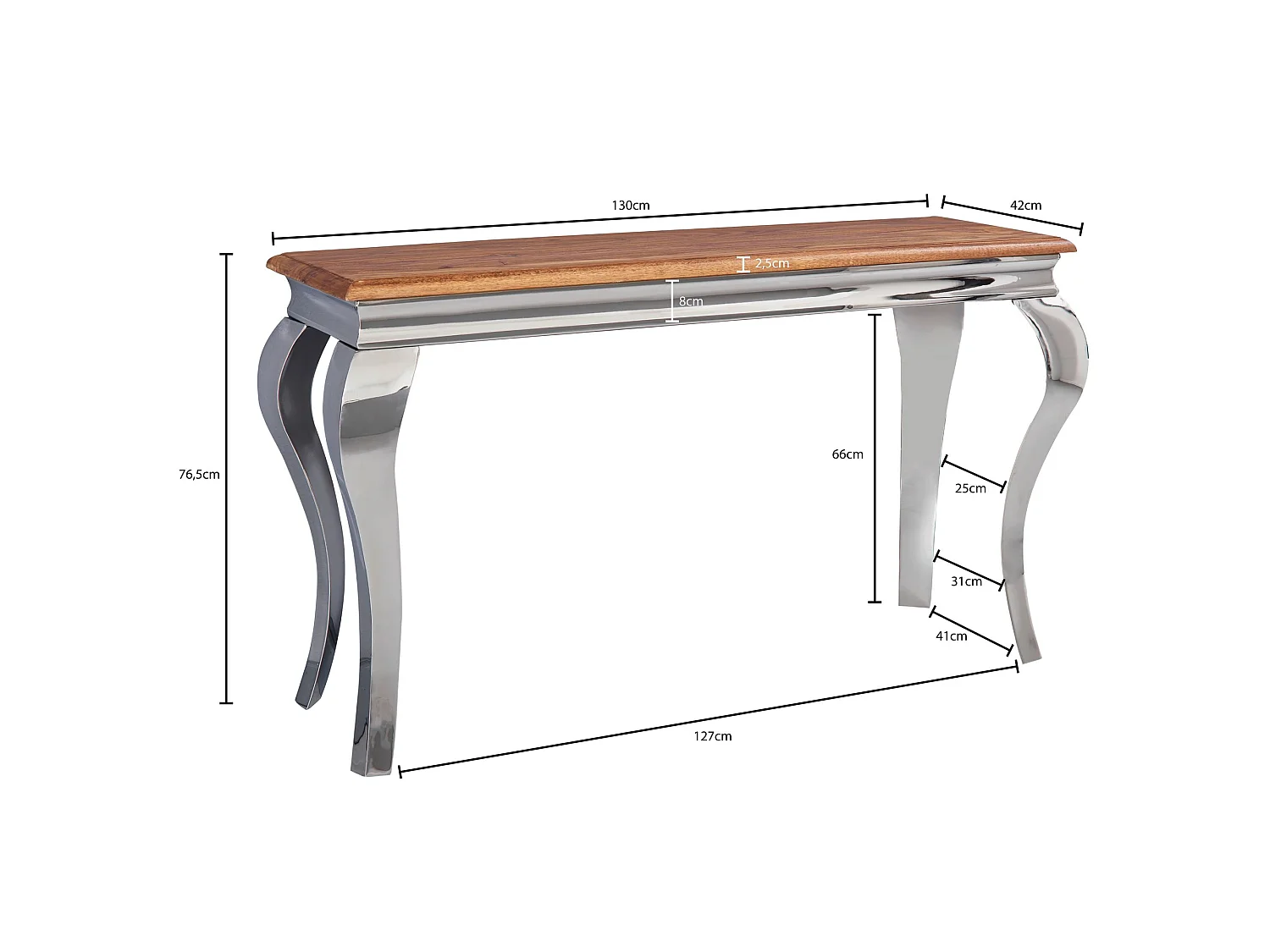 tavolo consolle in legno massello 130 cm tavolo da ingresso credenza scrivania moderna