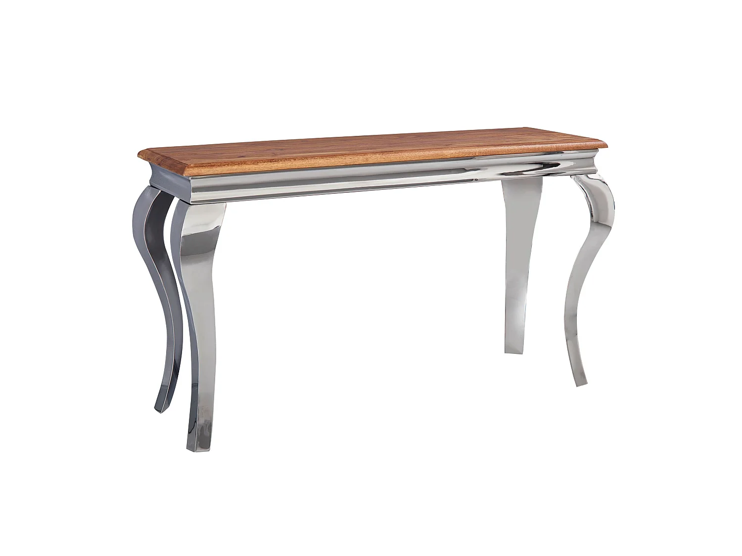table console en bois massif 130 cm table d'entrée buffet bureau moderne