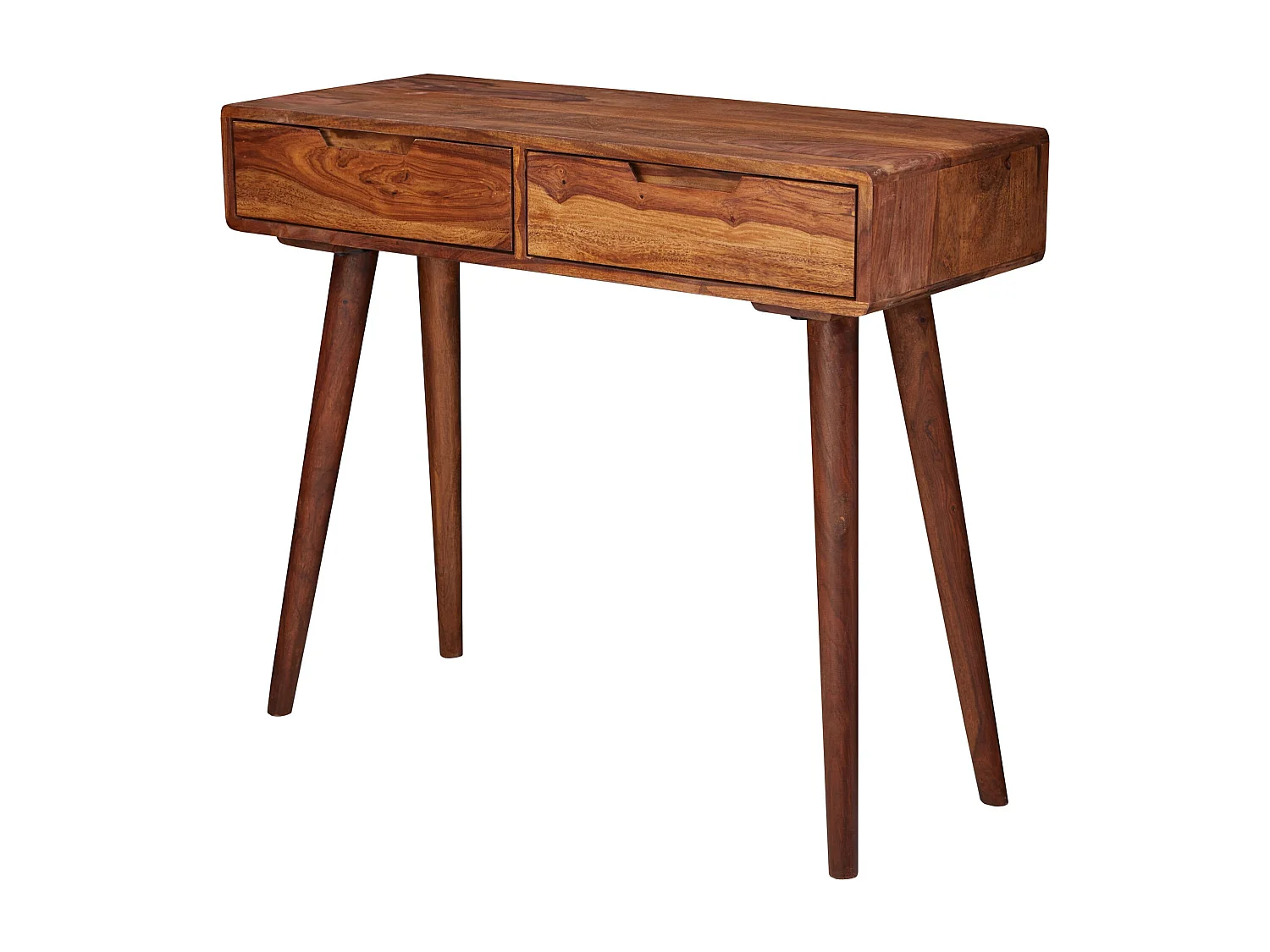 Table console Bois Massif 90x76x36cm Table de couloir Table de bureau
