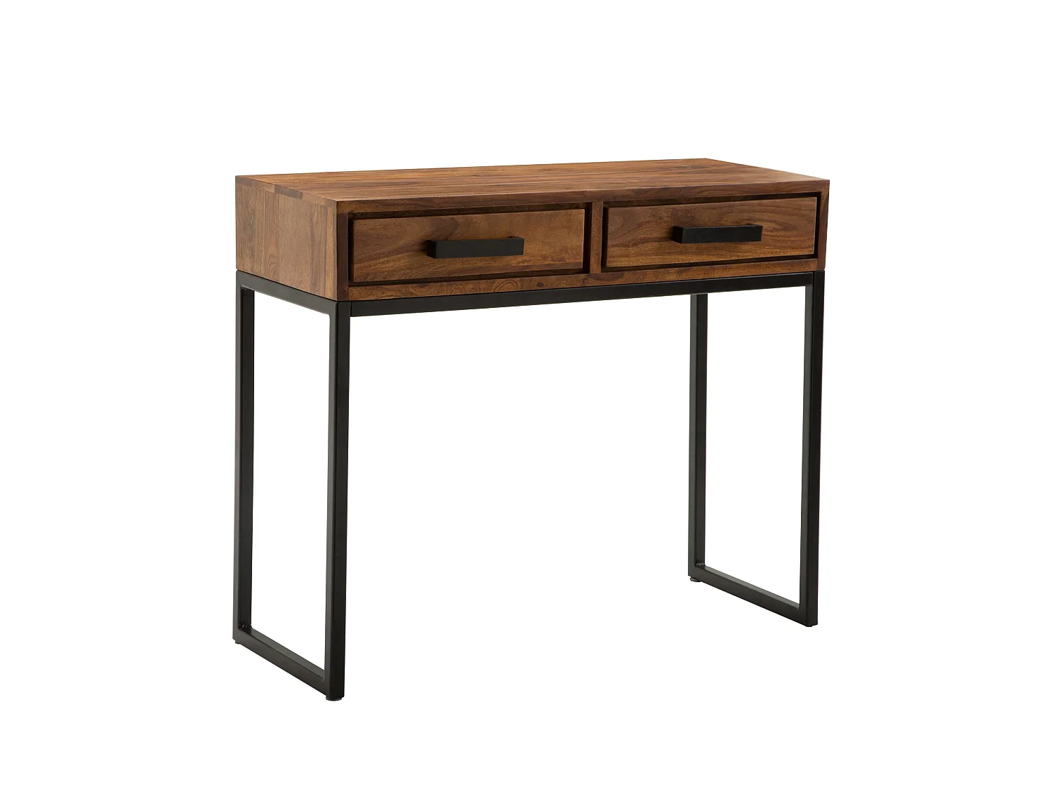 Table Console Bois Massif 90 cm Table d'ordinateur Table du Couloir