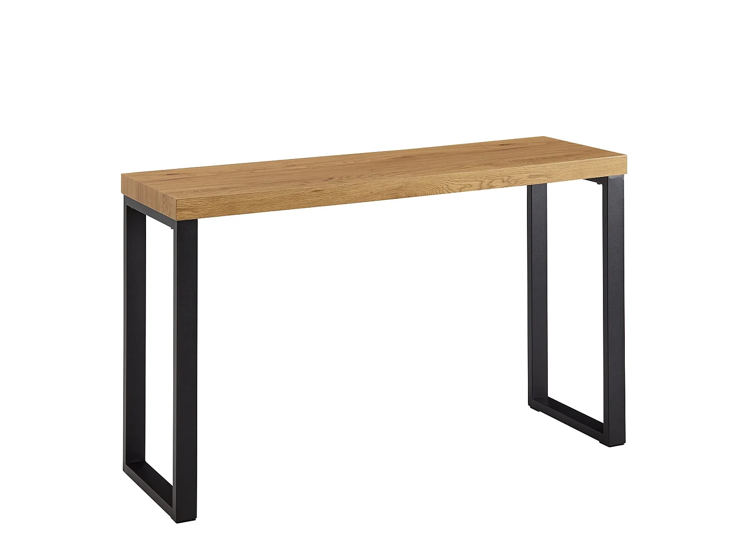 Tavolo Consolle Rovere e Nero 120x39x75,5 cm Tavolino del Corridoio