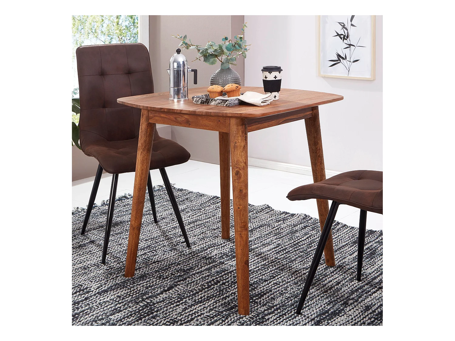 Esszimmertisch SV51396 massiv Holztisch Sheesham Speisetisch Tisch Holz